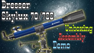 Bresser Skylux 70700 review  Refractor telescope  India [upl. by Brett]