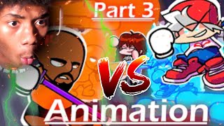 THE FINAL BATTLE  Matt vs Boyfriend Boxing Fight Part 3 Friday Night Funkin Animation Reaction [upl. by Adnwahsal]