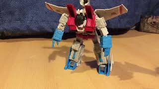 Transformers SS86 Coronation Starscream Transformation Stop Motion [upl. by Enileqcaj]