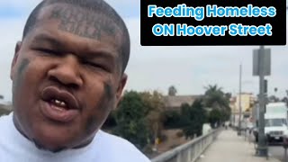 Crip Mac Feeds The Homeless On Hoover Street cripmac chinamac viral [upl. by Ruggiero]