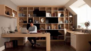 Oak Home Office Furniture Sets UK [upl. by Salmon381]