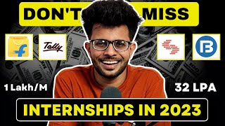 7 Amazing Internship Opportunities of 2023 👩‍💻🔥  Closing Soon ✅   Internship 2023 [upl. by Esmerolda719]