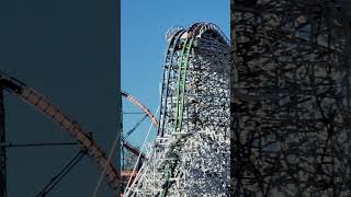 Going Down  Twisted Colossus at Six Flags Magic Mountain [upl. by Angeline]