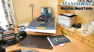 Custom Mousepad Printing Maxishine Video [upl. by Tnomad]