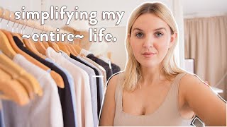 Organising and Decluttering Your Wardrobe ✨ DAY ONE  Simplify your Life Challenge [upl. by Savill]