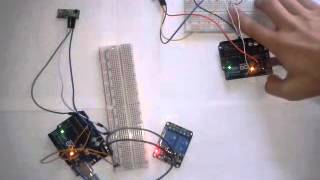 Arduino remote relay control using 433Mhz RF modules [upl. by Einama]