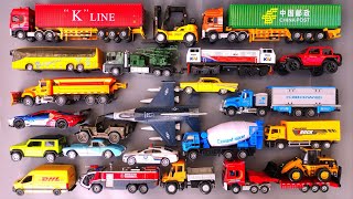 Diecast Review  Dump Truck Grader Forklift Mining Truck Train Ambulance Concrete Truck [upl. by Benyamin]