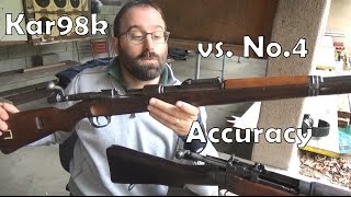 Mauser Kar98k vs LeeEnfield No4 Accuracy [upl. by Markman]