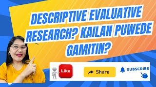 VL40 Descriptive Evaluative Research [upl. by Claudio982]