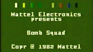 Mattel Intellivision Bomb Squad Title Screen [upl. by Fayette]