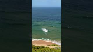 Blue and Green Ocean  Sea view from high Cliff beach waves cliff nature coastal atlantic [upl. by Nylarej]