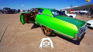 1972 Hardtop Donk AntiFreeze Green on 28” Gold Forgiatos with 7” lip  Playing Mo3 🔊 [upl. by Aneeles]