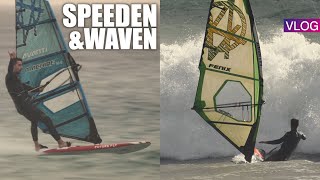 DAS ERSTE MAL WAVE mega fail amp Speed  Windsurfen in Tarifa [upl. by Asselam]