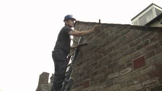 How to point a roof verge  Dalton Roofing [upl. by Grose]