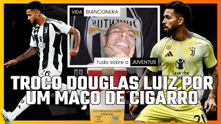 TROCO DOUGLAS LUIZ POR 1 MAÇO DE CIGARRO E EU NEM FUMO JUVENTUS 1 X 1 CAGLIARI PÓSJOGO [upl. by Amalberga999]