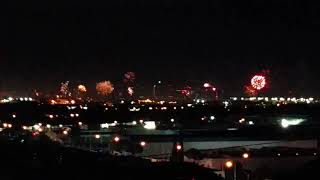 New Years Honolulu and Waikiki Fireworks 2018 [upl. by Emad]