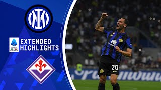 Inter vs Fiorentina  Extended Highlights  Serie A  CBS Sports Golazo [upl. by Clie]