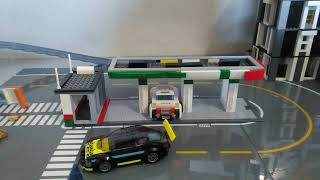 Custom Octane gas station Lego [upl. by Jaquelyn]