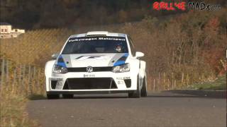 VW Polo R WRC Test 2011 HD [upl. by Ayomat268]