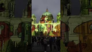 Berlin leuchtet mitte spaß berlin lightshow walk Festival kultur sightseeing alex [upl. by Perice]