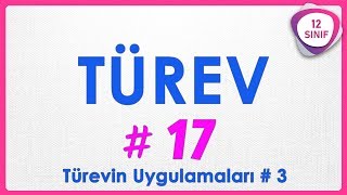 Türev 17  Türevin Uygulamaları 3 Artan Azalan Aralıklar 3  12 Sınıf  yeni müfredat [upl. by Annawit514]