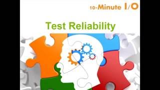 10minute IO  Test Reliability [upl. by Aiehtela]