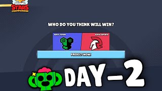 BRAWLSTARS Championship 2024 Prediction DAY  2 😎  My Prediction [upl. by Kamaria]