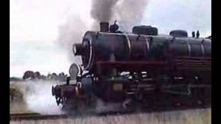 1943 Baldwin Steam Locomotive starting off [upl. by Carder924]