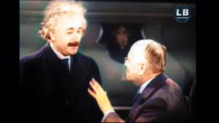 Albert Einstein speaks German HD COLOR [upl. by Marks]