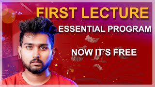 TharunSpeaks FIRST LECTURE The Essential Program for FREE [upl. by Bibah7]