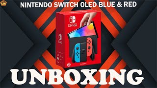 Unboxing In Urdu Language Nintendo Switch OLED Model W Neon Red amp Neon Blue JoyCon GamesWorth [upl. by Yanaton864]