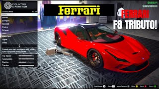 I BOUGHT AND MODIFIED THE GROTTI TURISMO OMAGGIO FERRARI F8 TRIBUTO  GTA ONLINE [upl. by Ttekcirc]