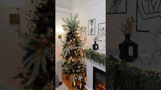 Cómo decorar un árbol de navidad con Marrón Verde y Dorado shorts [upl. by Adehsar869]