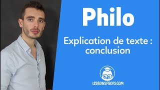 Explication de texte  conclusion  Philosophie  Terminale  Les Bons Profs [upl. by Charity597]