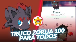 🚨TRUCO CONSIGUE ZORUA 100IV PGSHARP🚨Como conseguir el SHUNDO de Zorua con cualquier FLY Pokémon Go [upl. by Nafets]