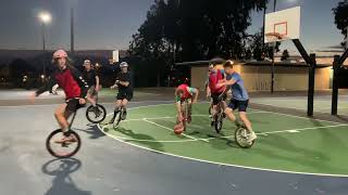 Highlights — Unicycle Basketball in Berkeley — June 25 2024 [upl. by Tuorah]