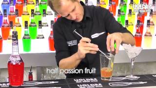 How to mix a Passion Fruit Martini  Volare In The Mix episode 75 [upl. by Alliuqat]