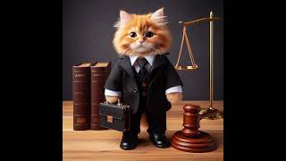 Justice Kitty Created by AI featSKG [upl. by Trawets]