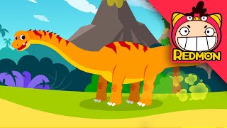 Argentinosaurus  Dino Rescue Team  4K cartoon  REDMON [upl. by Ahcsap]