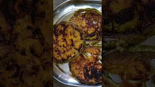 Masala baingan bhaja shorts viral yputubeshorts vegetables baingan [upl. by Glyn427]