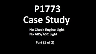 P1773 Mitsubishi Case Study No Check Engine or ABS Light Part 1 of 2 [upl. by Animrelliug]