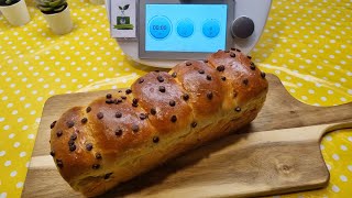 Brioche filante con gocce di cioccolato per bimby TM6 TM5 TM31 TM21 [upl. by Adnohrahs]