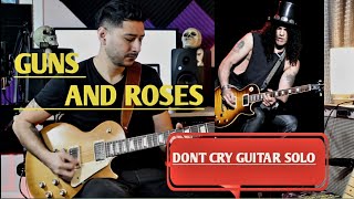 GUNS AND ROSES DONT CRY guitar solo [upl. by Ecidna674]