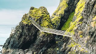 The Gobbins Cliff Walk Ireland On a Harley Davidson Ireland Series  Episode 2 [upl. by Marasco85]