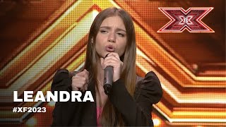 Leandra  Audicione  X Factor Albania 2023 [upl. by Ivzt]