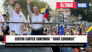 CENTRO CARTER LO CONFIRMA quotEDMUNDO GONZÁLEZ GANÓ LAS ELECCIONESquot [upl. by Odin115]