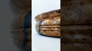 woodworking woodturning burl resin shrots [upl. by Rolfston]