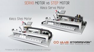 Servo Motor vs Stepper Motor Servo Motor Step Motora Karşı [upl. by Sylas]