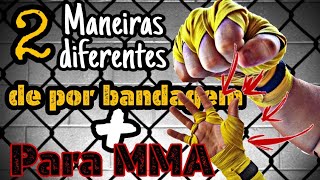 Como colocar bandagem  Boxe e Muay Thai  BÔNUS  Para luva de MMA [upl. by Eeloj]