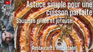 saucisse rôtie recette simple [upl. by Kehr]